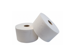 papel Higiénico en rollo blanco