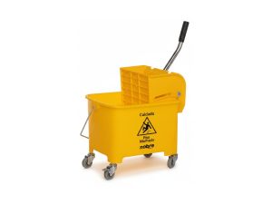 Carro amarillo con balde marca nobre